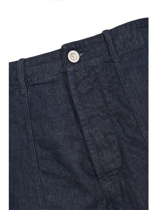 Bermuda in denim 3/1 di cotone C.P. COMPANY | 20CMBE180A 110295WD08